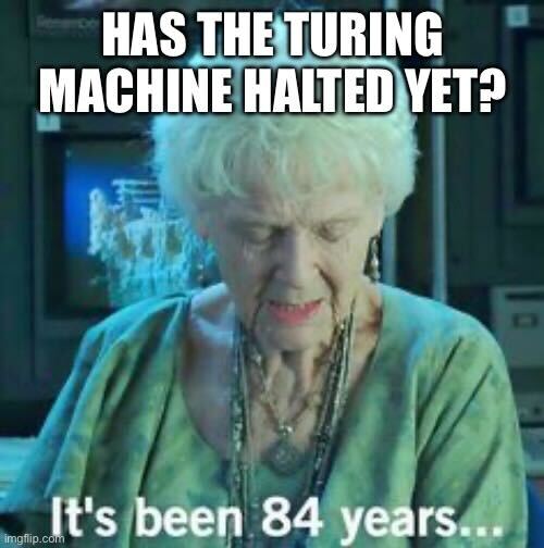 An actual run of the TM.